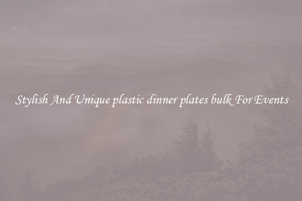 Stylish And Unique plastic dinner plates bulk For Events