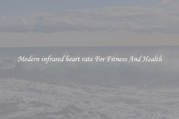 Modern infrared heart rate For Fitness And Health