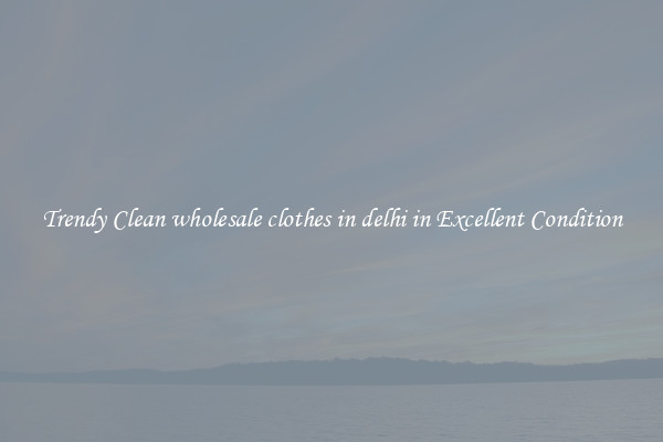 Trendy Clean wholesale clothes in delhi in Excellent Condition