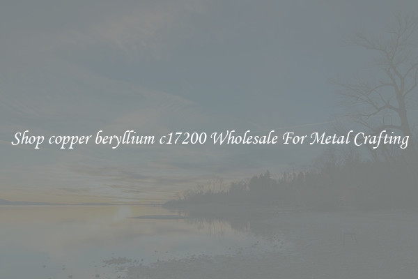 Shop copper beryllium c17200 Wholesale For Metal Crafting