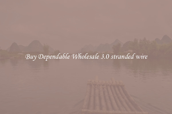 Buy Dependable Wholesale 3.0 stranded wire