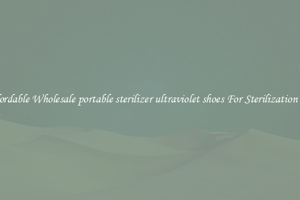Affordable Wholesale portable sterilizer ultraviolet shoes For Sterilization Use