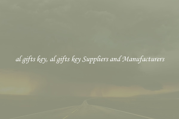 al gifts key, al gifts key Suppliers and Manufacturers